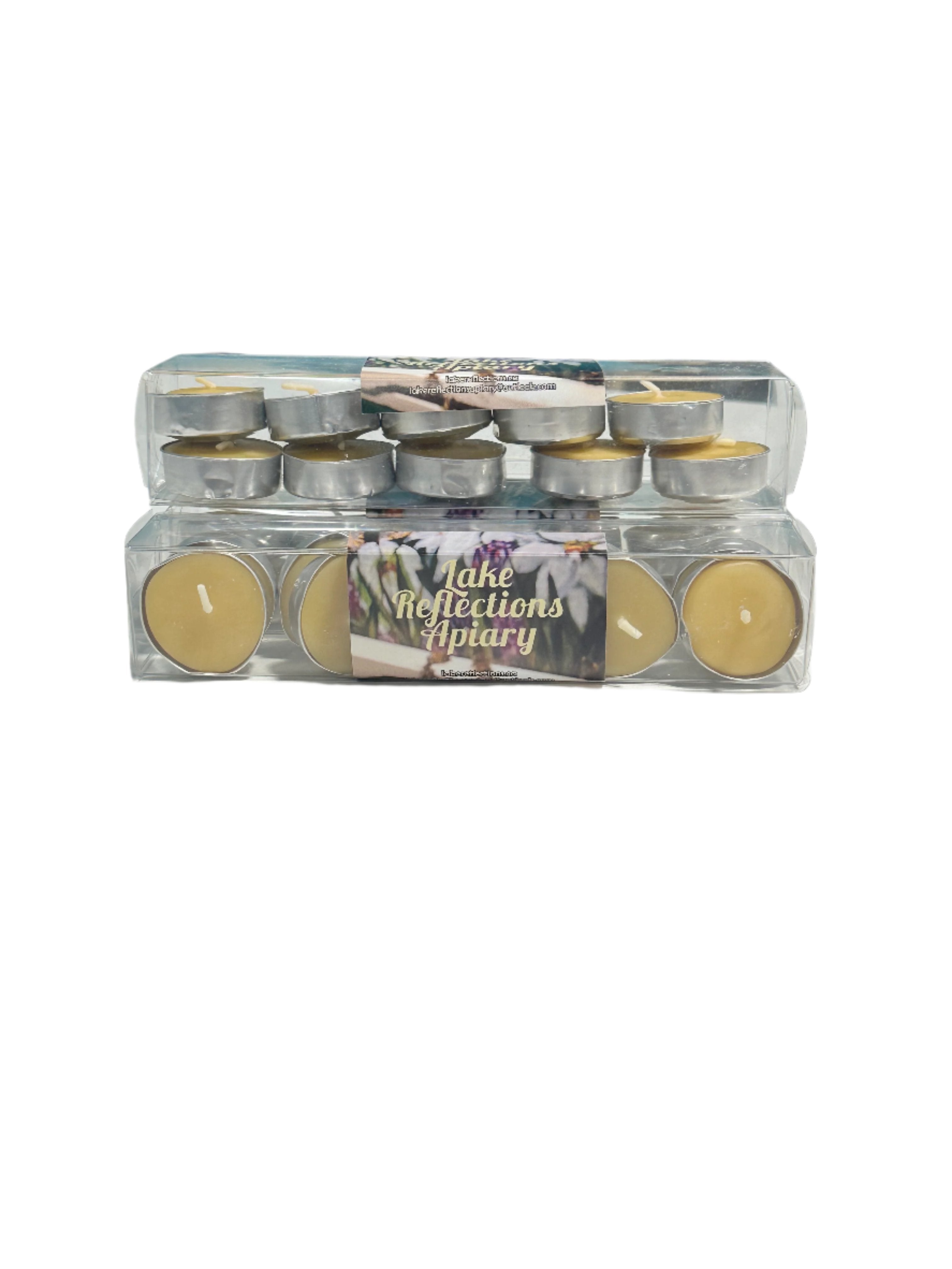 Lake Reflections Apiary Beeswax Tealight Candles