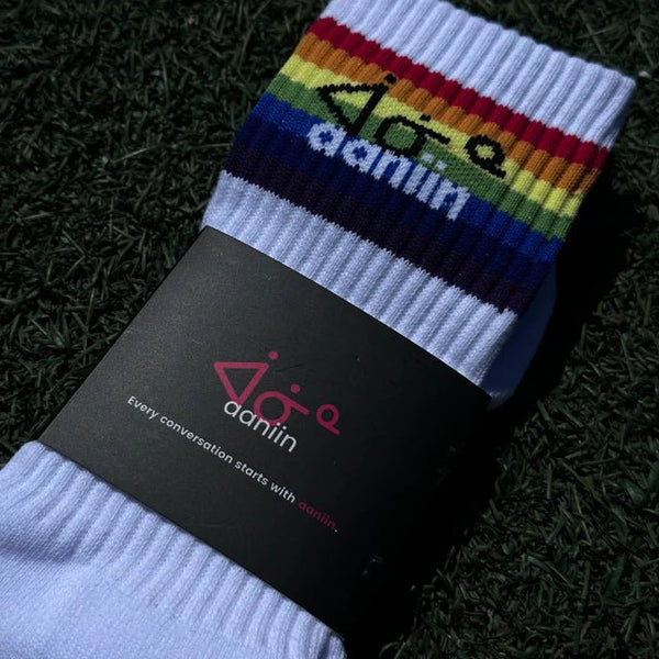 Aaniin Pride Socks - Indigenous Box