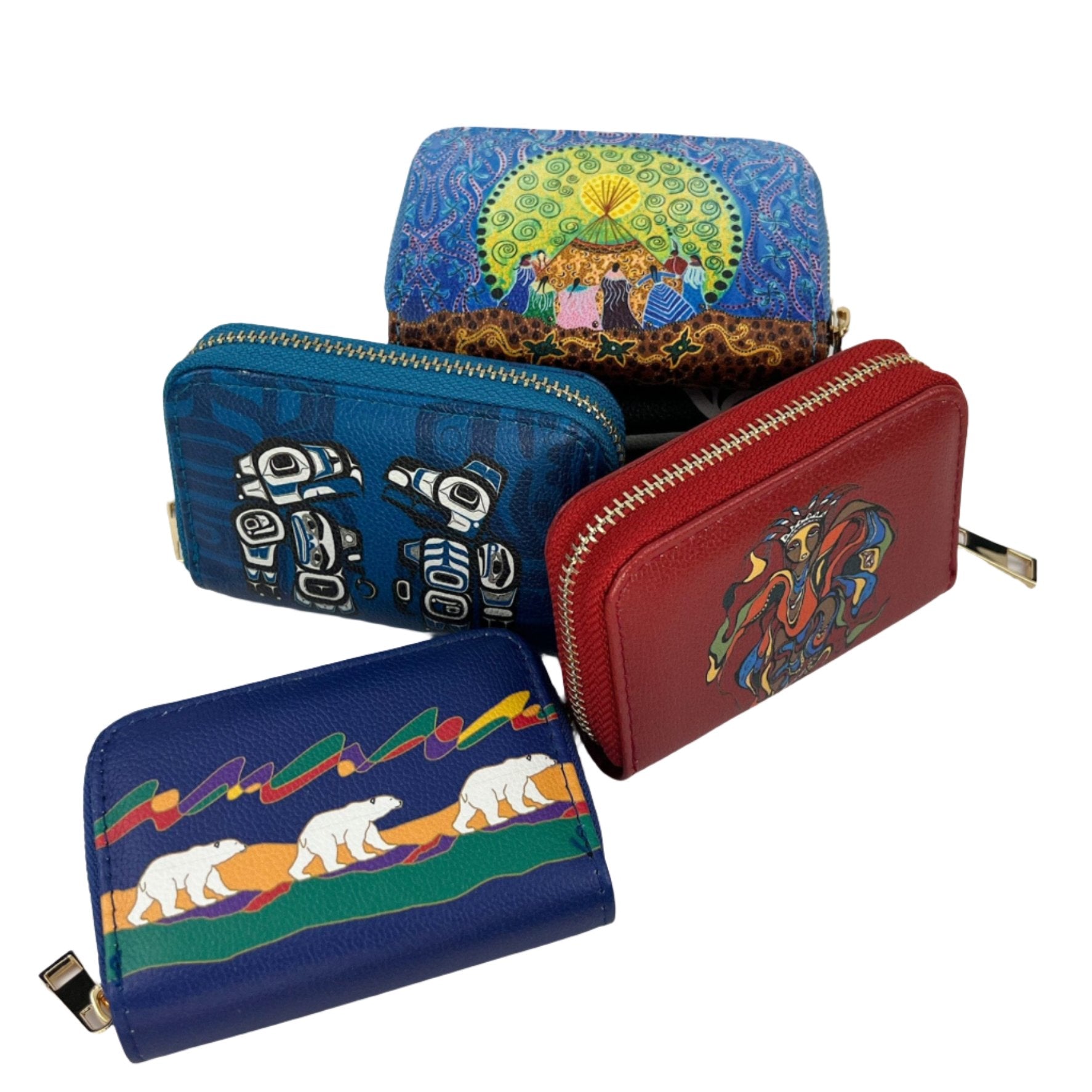 Art Print Card Wallet - Indigenous Box