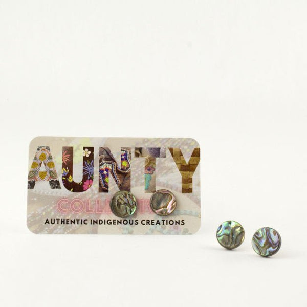 Aunty Collective Abalone Stud Earrings - Indigenous Box