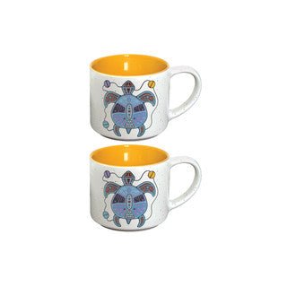 Ceramic Espresso Mugs Set of two - Indigenous Box