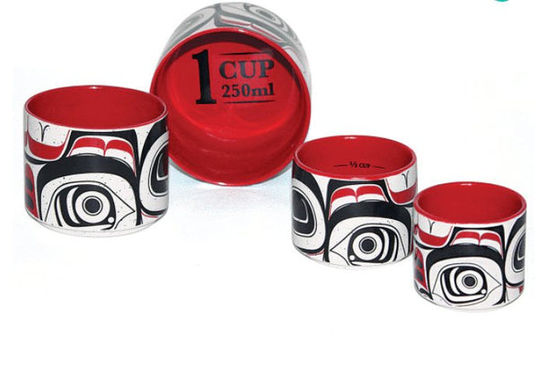 Ceramic Measuring Cup Set - Indigenous Box