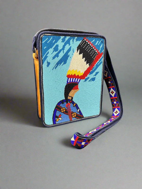 Darryl Macdonald Beaded Cross - Body Bag - Indigenous Box