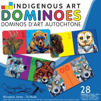 Dominos set featuring art work by Micqaela Jones - Indigenous Box