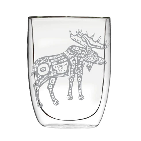 Double - wall Glass Mug - Indigenous Box