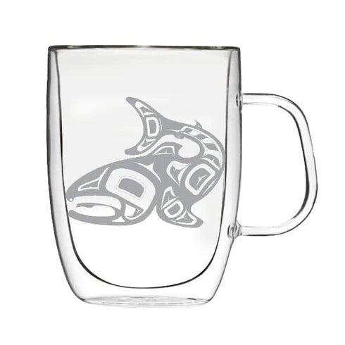 Double - wall Glass Mug - Indigenous Box