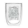 Double - wall Glass Mug - Indigenous Box