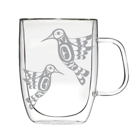 Double - wall Glass Mug - Indigenous Box