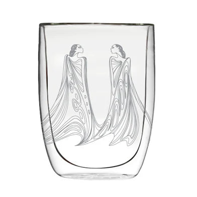 Double - wall Glass Mug - Indigenous Box