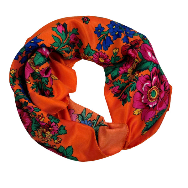 Floral "kokum" Scarf - Indigenous Box