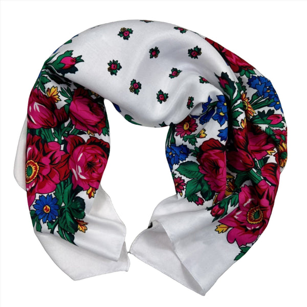 Floral "kokum" Scarf - Indigenous Box