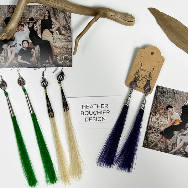 Heather Bouchier Designs Horse Hair Earrings - Indigenous Box