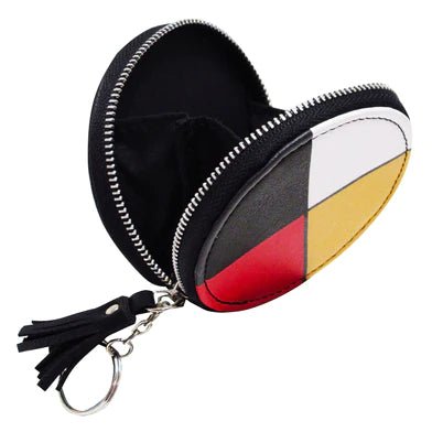 Medicine Wheel Round Coin Purse - Indigenous Box