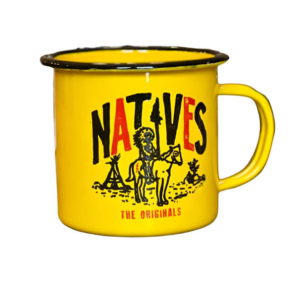 NTVS Campfire Steel Mug - Yellow - Indigenous Box