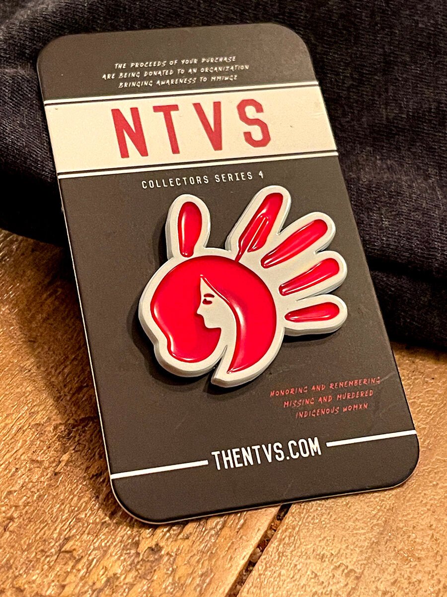 NTVS Stolen Sisters Enamel Pin - Indigenous Box