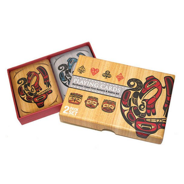 Two Deck Playing Cards featuring work from Various Celebrated Artists - Indigenous Box
